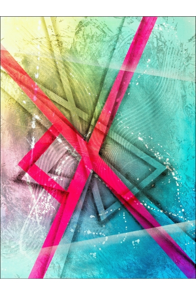 AZURIA 80x60 cm NOWOCZESNY OBRAZ NAMALOWANY NA PŁÓTNIE